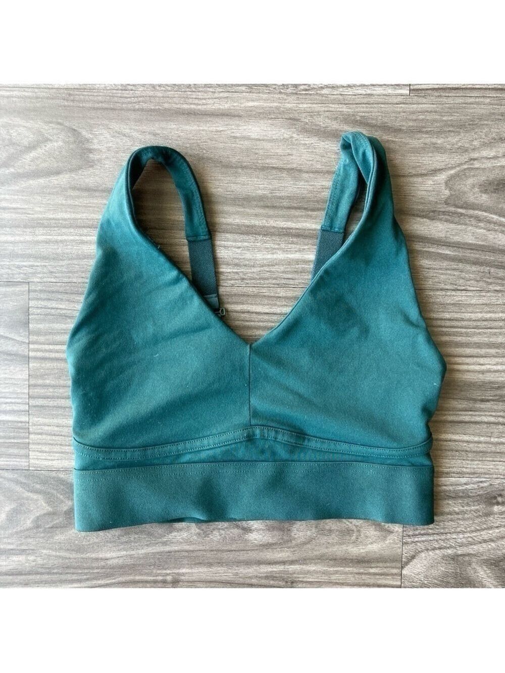 Fabletics Womens Teal Green Blue Sports Bra High Impact XS